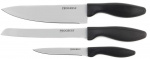 Progress Knife set with chef\'s knife, bread knife and all-purpose knife