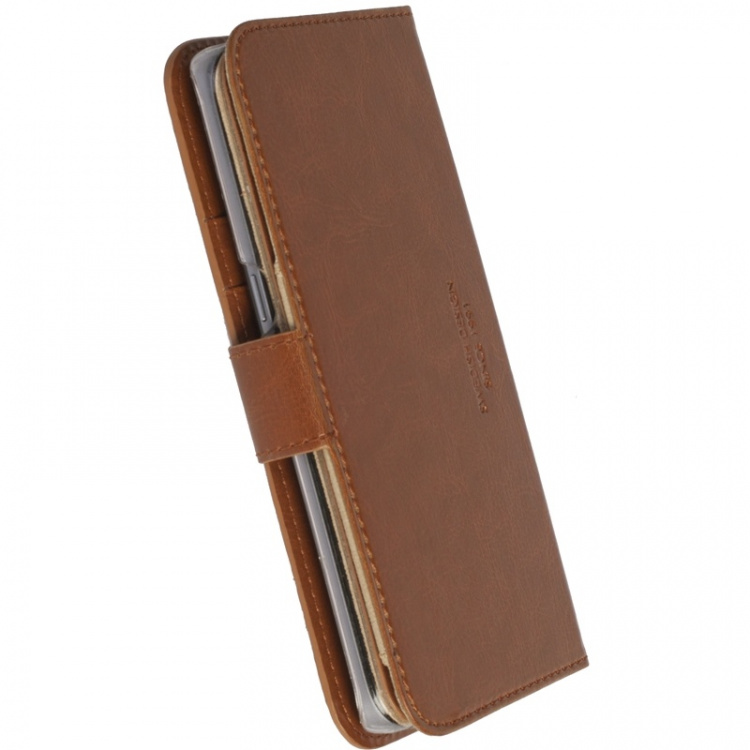 Krusell Ekerö Wallet Case for Samsung Galaxy S8, Coffee Brown