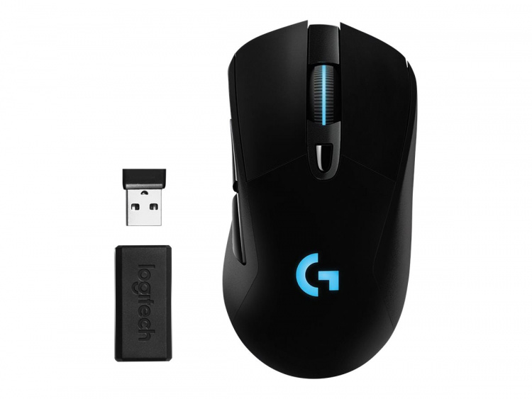 Logitech G703 - gamingmus - LIGHTSPEED med HERO - optisk - 6 knappar - trådlös