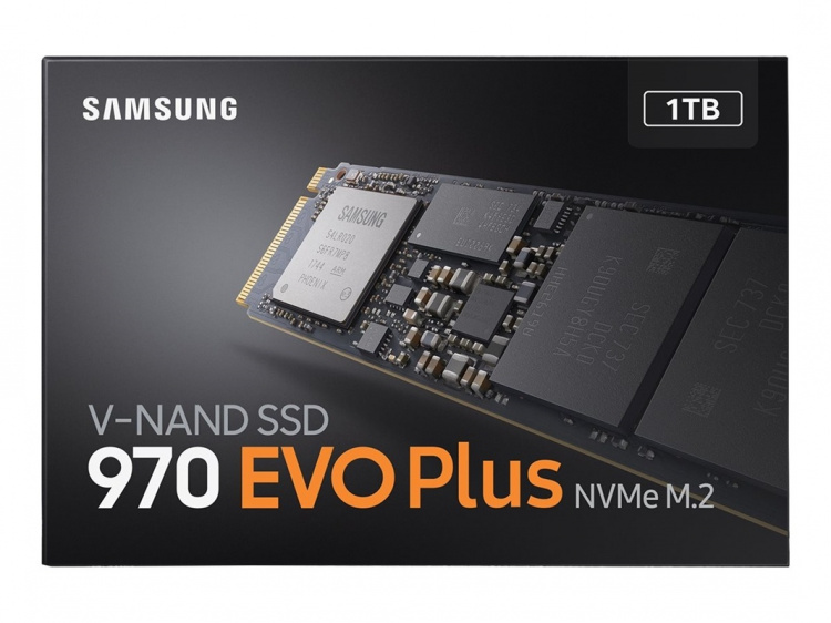 Samsung 970 EVO SSD MZ-V7S1T0BW 1TB M.2 PCI Express 3.0 x4 (NVMe)