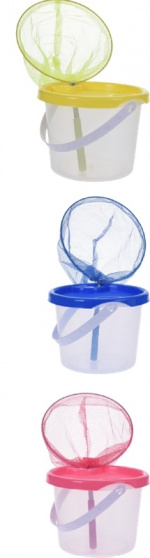 Bucket + net for the beach Bucket + net for the beach