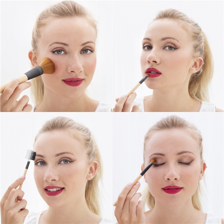 InnovaGoods Miset Wooden Makeup Brushes x5 InnovaGoods Miset Wooden Makeup Brushes x5