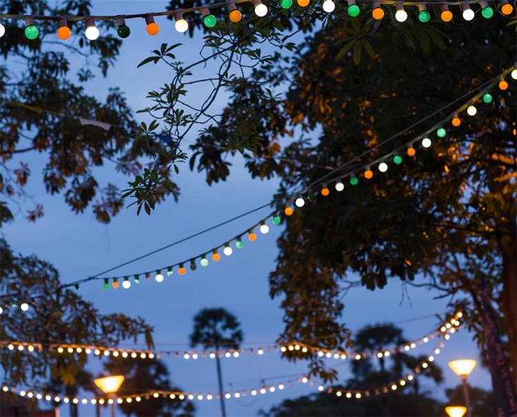 Forever Light Light string with space for 10 lamps, 12m E27 IP65 Forever Light Light string with space for 10 lamps, 12m E27 IP65