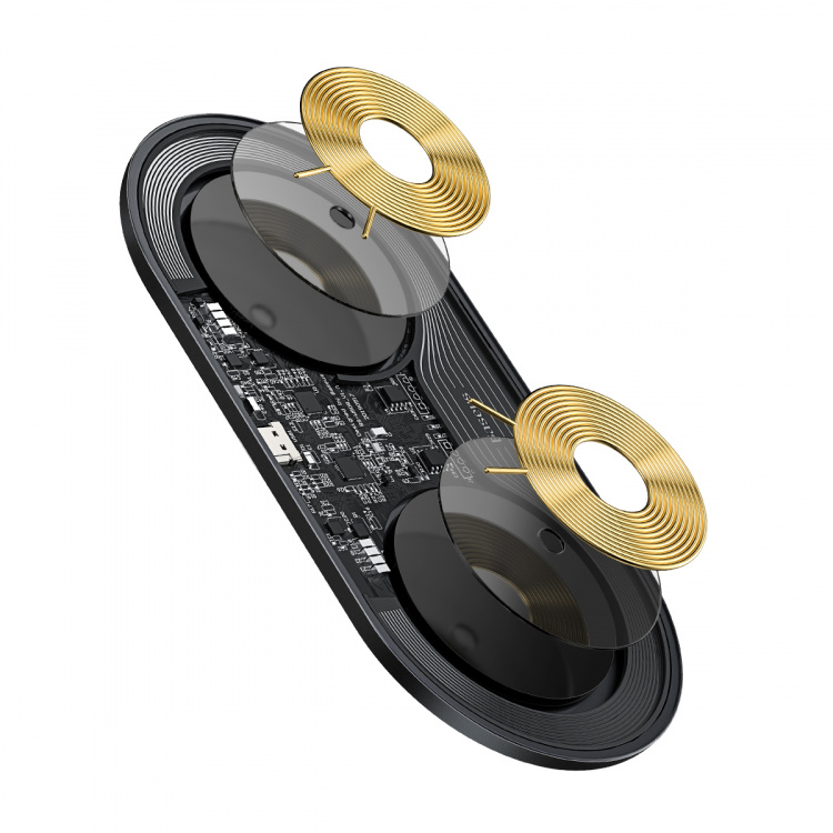 Baseus wireless charger 2-in-1 18W, Transparent