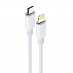 Maxlife MXUC-05 Power Direct USB-C to Lightning cable 2.0 m 20W, White