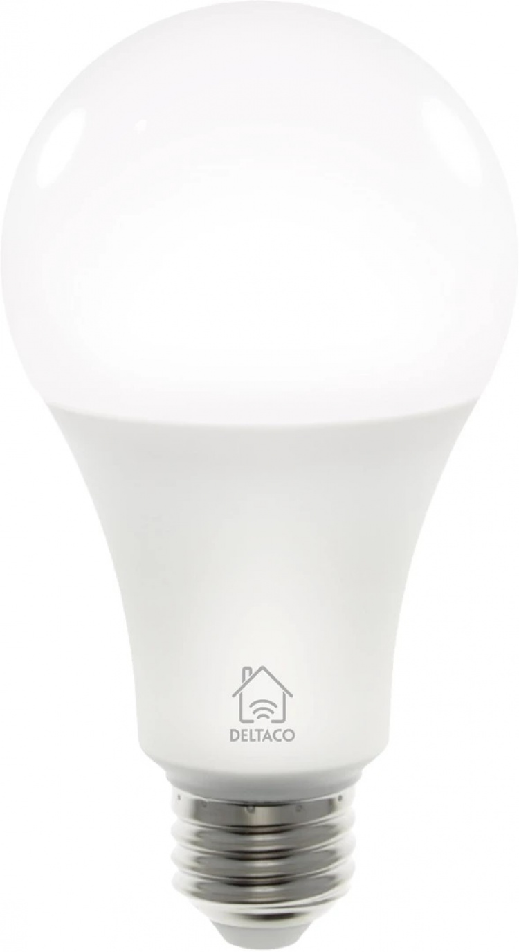Deltaco Smart LED-Lampa E27, WiFi, dimbar, kall/varm-vit Deltaco Smart LED-Lampa E27, WiFi, dimbar, kall/varm-vit