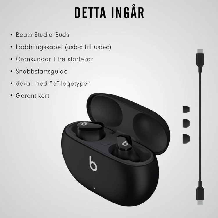 Beats Studio Buds, Black