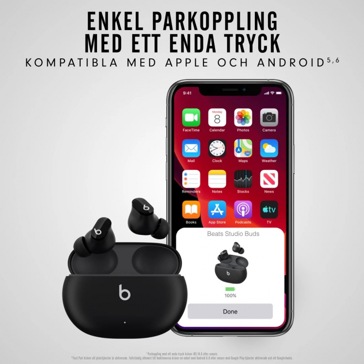 Beats Studio Buds, Black