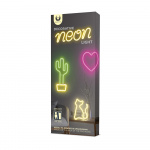 Forever Light Neon LED lamp Love battery + USB FLNEO5, Pink
