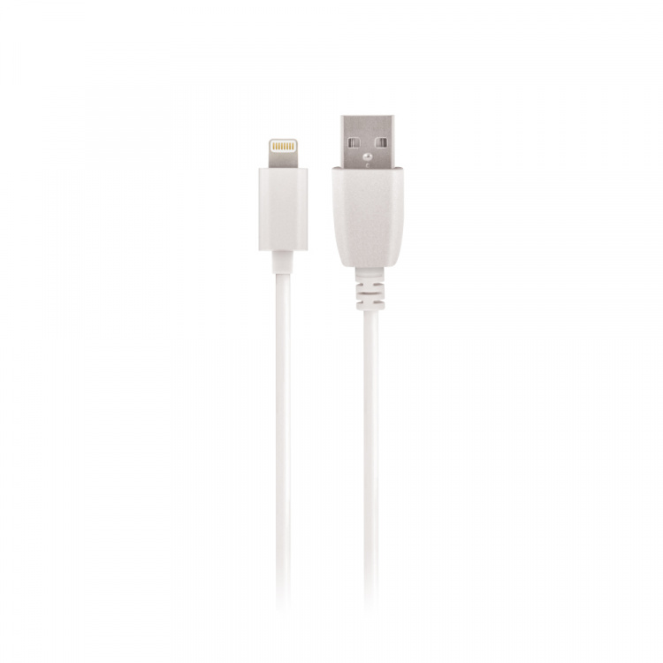 Maxlife cable USB - Lightning 2,0 m 2A, White
