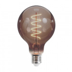 Forever Light LED lamp Filament E27 G95 4W 230V 2000K 250lm SF, Sooty glass