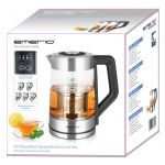 Emerio Vatten/Tekokare 1,7l Glas temp