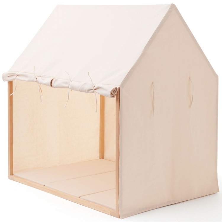 Kids Concept Lekhus Tält Naturvit