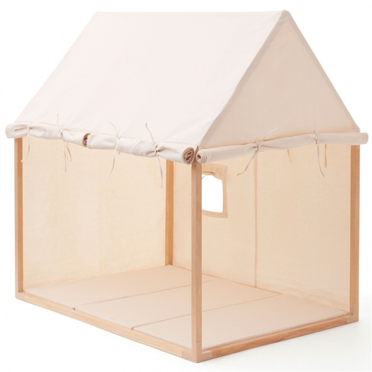 Kids Concept Lekhus Tält Naturvit