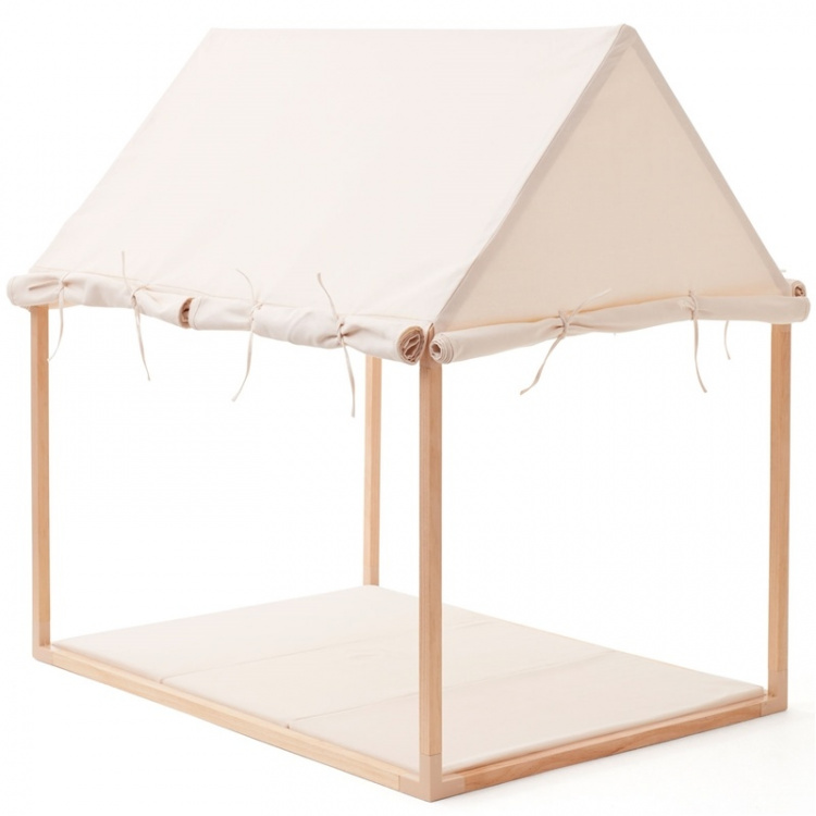 Kids Concept Lekhus Tält Naturvit