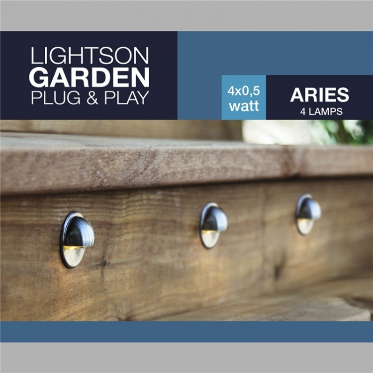 LightsOn Aries 4 lampor 10lm Ø3,5cm LightsOn Aries 4 lampor 10lm Ø3,5cm