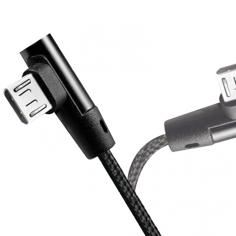 LogiLink Vinklad MicroUSB-kabel USB 2.0