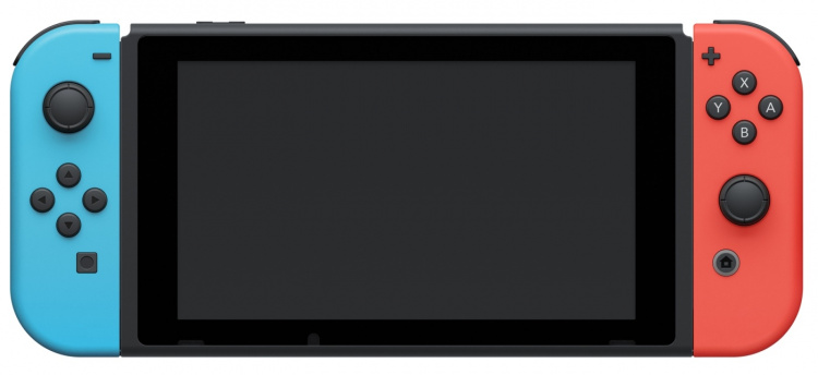 Nintendo Switch 2019 Konsol, Röd/Blå Nintendo Switch 2019 Konsol, Röd/Blå