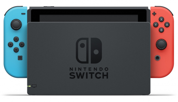 Nintendo Switch 2019 Konsol, Röd/Blå Nintendo Switch 2019 Konsol, Röd/Blå