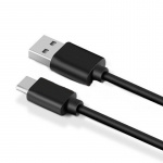 USB-C to USB A 2.0 cable 1.5m, HI-SPEED, Black