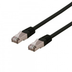 DELTACO S/FTP Cat6 patch cable, 20m, 250MHz, Delta certified, LSZH, black DELTACO S/FTP Cat6 patch cable, 20m, 250MHz, Delta certified, LSZH, black