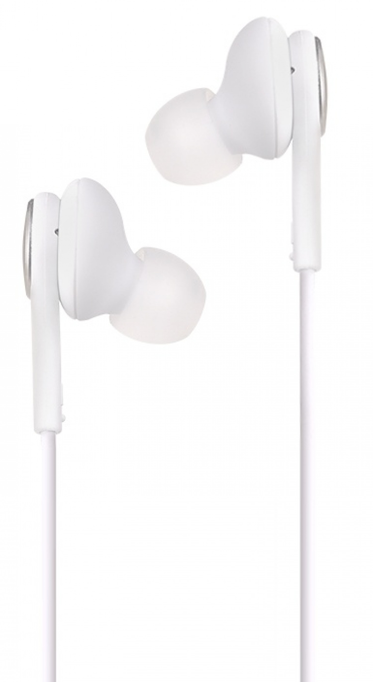 AKG Headphones with Microphone, In-Ear for Samsung, White, Bulk (EO-IG955)