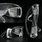 Universal safety glasses in transparent plastic