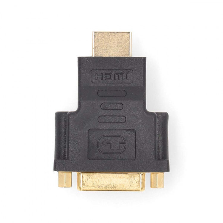 Nedis HDMI™ Adapter | HDMI™ Connector | DVI-D 24+1-Pin Female | Gold Plated | Straight | ABS | Anthracite | 1 pcs | Box