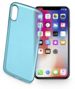 cellularline TPU Plastic Mobile Case for iPhone X/XS, Turquoise