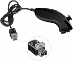 Remote Plus + Nunchuck for Wii Wii U, Black