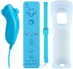 Remote Plus + Nunchuck for Wii-Wii U, Light Blue