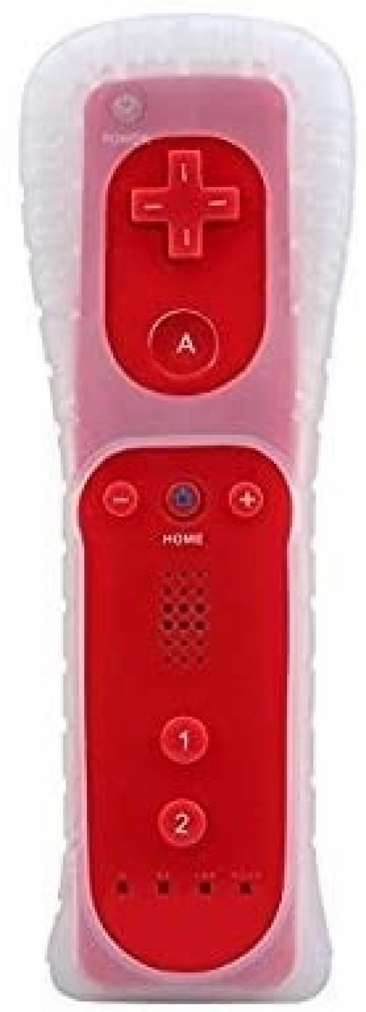 Remote Plus + Nunchuck compatible with Wii Wii U, Red