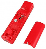 Remote Plus + Nunchuck compatible with Wii Wii U, Red