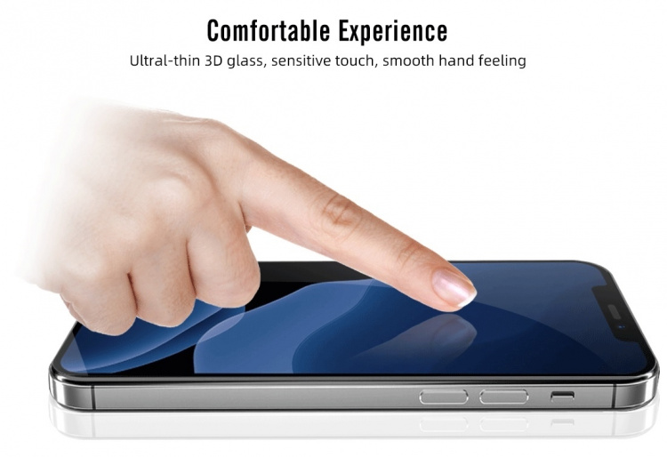 3-pack Mr. Yes Full screen protection in tempered glass for iPhone 12 Pro Max