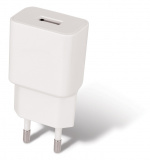 Maxlife USB fast charger + USB-C cable, white (2.1A)