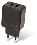 Maxlife USB Fast Charger, MXTC-02, 2xUSB, fast charge, black (2.4 A)