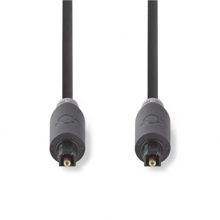 Nedis Optical Audio Cable | TosLink Male | TosLink Male | 2.00 m | Round | PVC | Anthracite | Box Nedis Optical Audio Cable | TosLink Male | TosLink Male | 2.00 m | Round | PVC | Anthracite | Box
