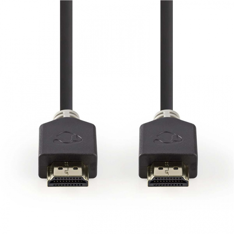 Nedis High Speed HDMI™ Cable with Ethernet | HDMI™ Connector | HDMI™ Connector | 4K@60Hz | ARC | 18 Gbps | 0.50 m | Round | PVC | Anthracite | Box Nedis High Speed HDMI™ Cable with Ethernet | HDMI™ Connector | HDMI™ Connector | 4K@60Hz | ARC | 18 Gbps | 0.50 m | Round | PVC | Anthracite | Box