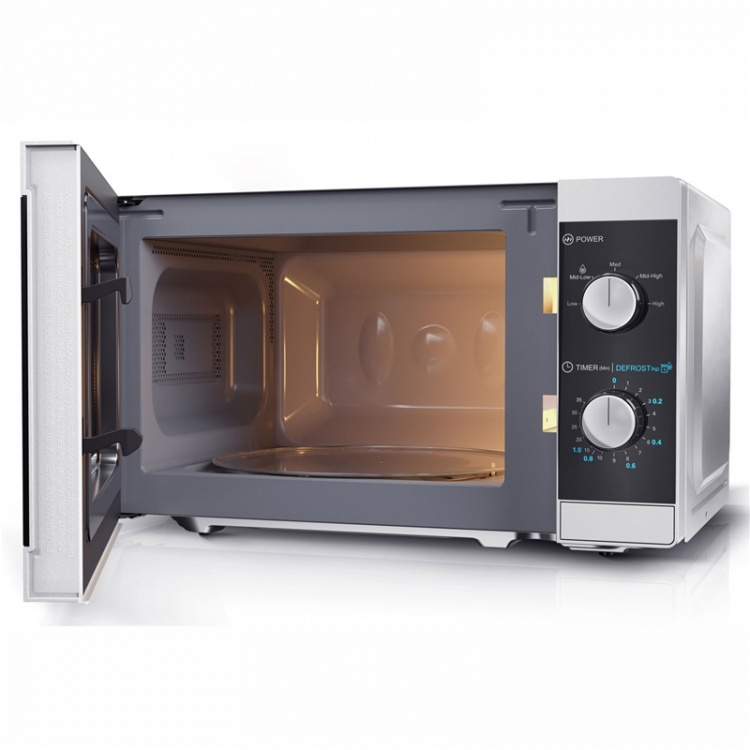 Sharp Microwave 20l Mechanical Panel 800W Silver Sharp Microwave 20l Mechanical Panel 800W Silver