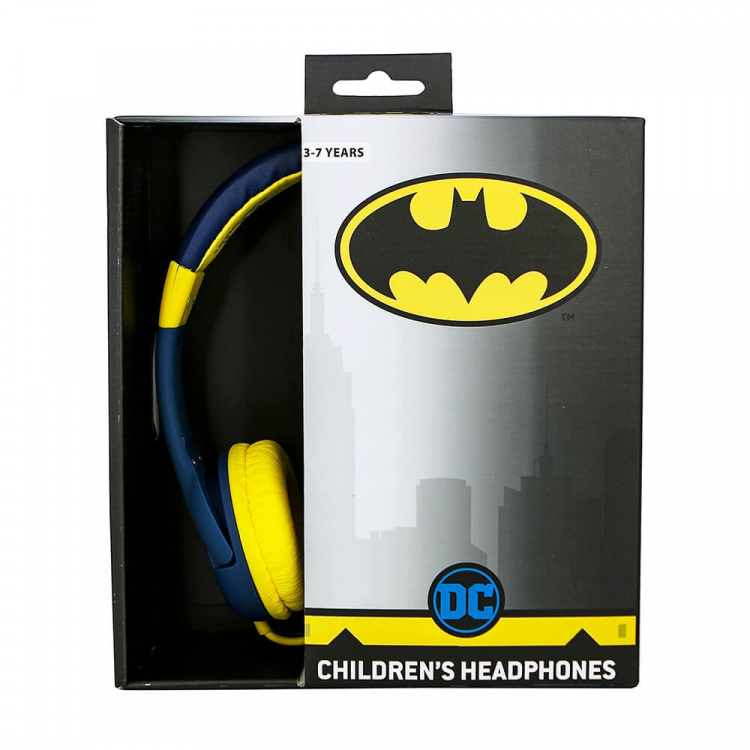 BATMAN Headphones Junior On-Ear 85dB Bat Logo BATMAN Headphones Junior On-Ear 85dB Bat Logo
