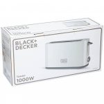BLACK+DECKER Toaster 1000W White BLACK+DECKER Toaster 1000W White