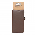 Buffalo Wallet Case Brown - iPhone 12 / 12 Pro