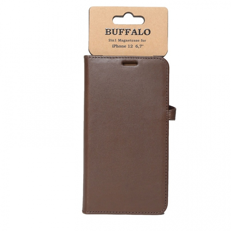 Buffalo Wallet Case Brown - iPhone 12 Pro Max Buffalo Wallet Case Brown - iPhone 12 Pro Max