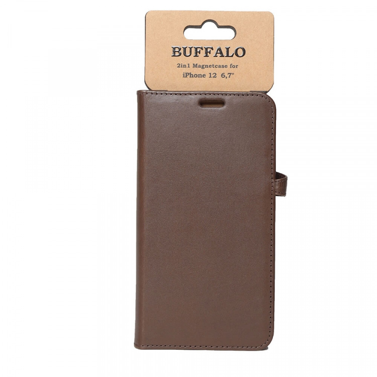 Buffalo Wallet Case Brown - iPhone 12 Pro Max Buffalo Wallet Case Brown - iPhone 12 Pro Max
