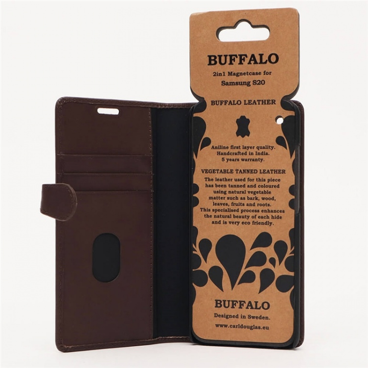 Buffalo Wallet Case Brown - Samsung S20 Buffalo Wallet Case Brown - Samsung S20