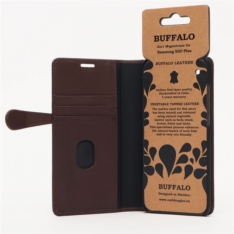 Buffalo Wallet Case Brown - Samsung S20 Plus Buffalo Wallet Case Brown - Samsung S20 Plus