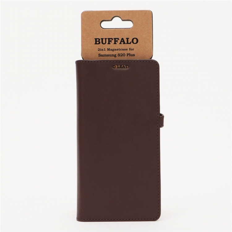Buffalo Wallet Case Brown - Samsung S20 Plus Buffalo Wallet Case Brown - Samsung S20 Plus