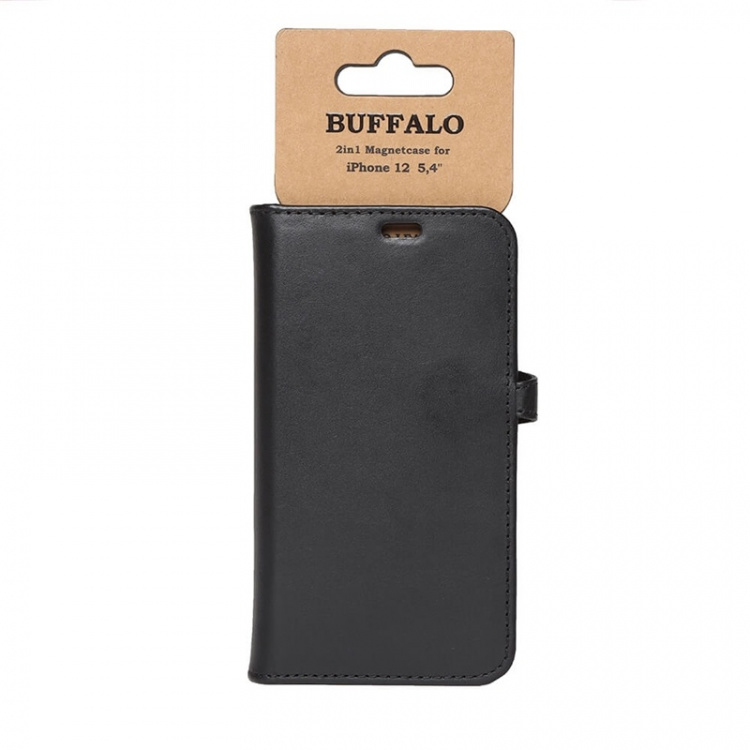 Buffalo Wallet Case Black - iPhone 12 Mini Buffalo Wallet Case Black - iPhone 12 Mini