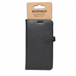 Buffalo Wallet Case Black - iPhone 12 / 12 Pro