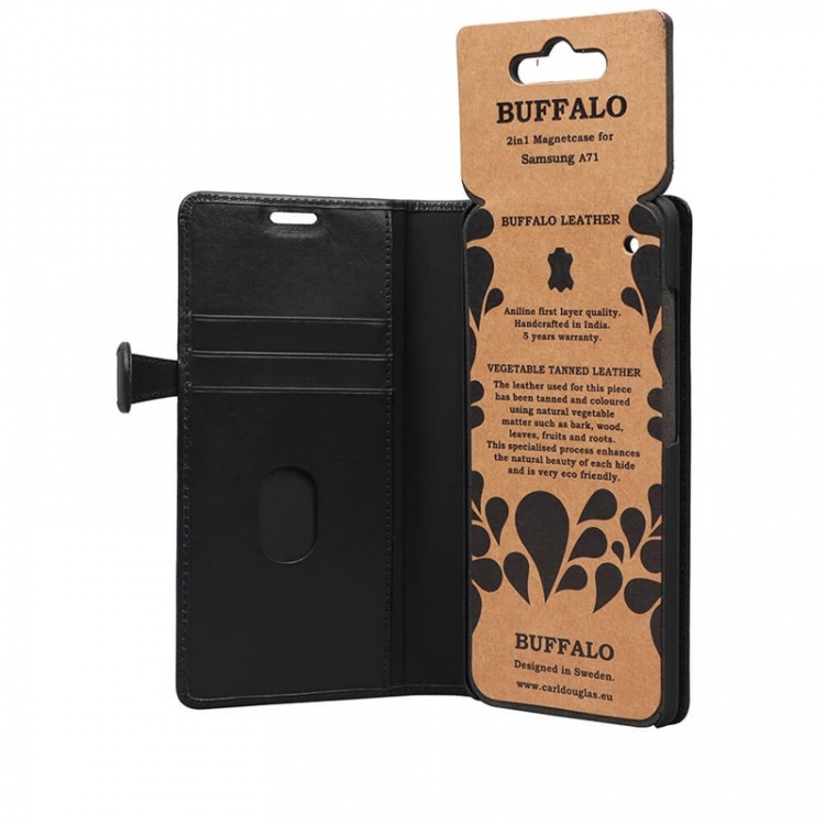 Buffalo Wallet Case Black - Samsung A71 Buffalo Wallet Case Black - Samsung A71